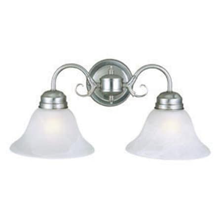 Cling Millbridge 2-Light Wall Sconce; Satin Nickel Finish CL272292